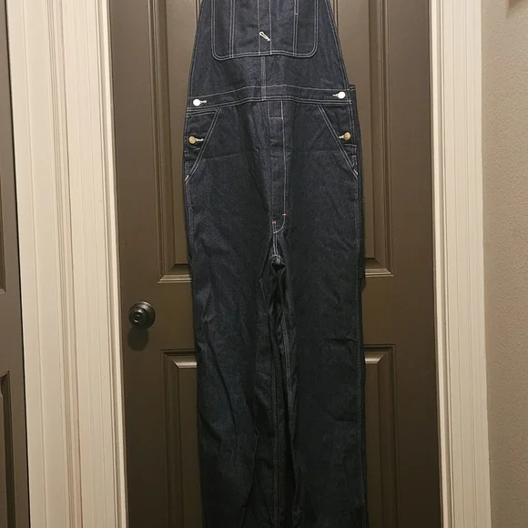 NWOT DICKIES Men'sIndigoBibOveralls-tag says34x34;BUT,fit like 38x36..Mislabeled - Picture 7 of 10